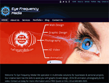 Tablet Screenshot of eyefrequencymedia.com